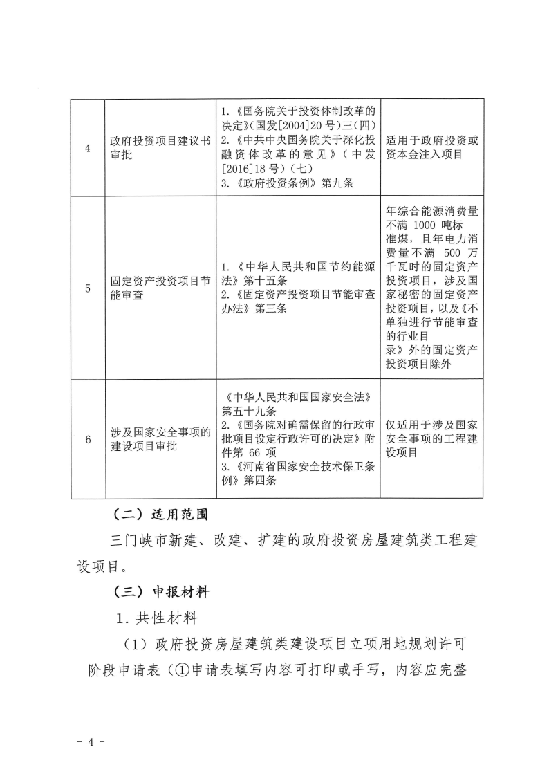 三門峽市,工程,建設(shè)項(xiàng)目,四個(gè),階段,審批事項(xiàng), . 三門峽市工程建設(shè)項(xiàng)目四個(gè)階段審批事項(xiàng)辦理規(guī)則（試行）